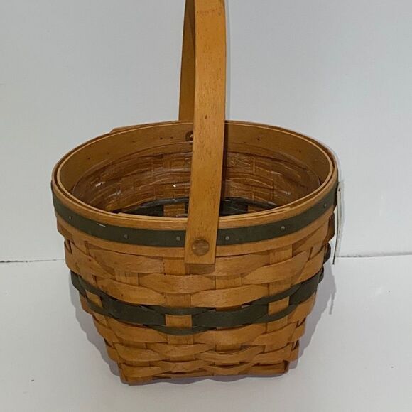 Longaberger Christmas Collection 1994 Edition Jingle Bell Woven Wooden Basket - Picture 3 of 13